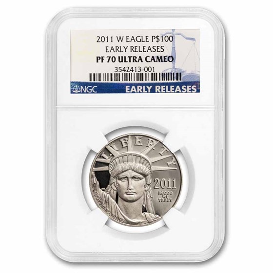 2011-W 1 oz Proof Platinum American Eagle PF-70 NGC (ER) 2011-W 1 oz Proof Platinum American Eagle PF-70 NGC (ER)
